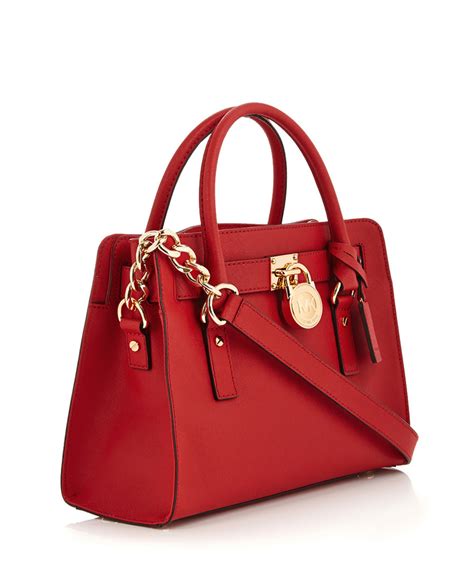 michael kors red bag front pocket|Michael Kors red bag sale.